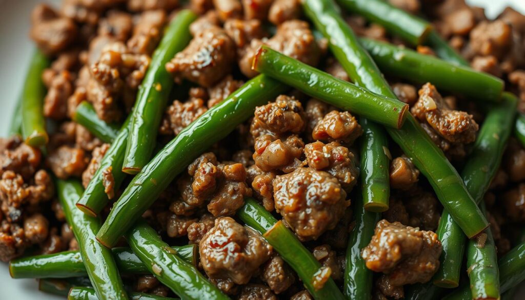Delicious Ground Beef and Green Beans 