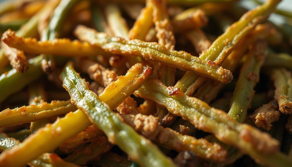 Crispy green beans