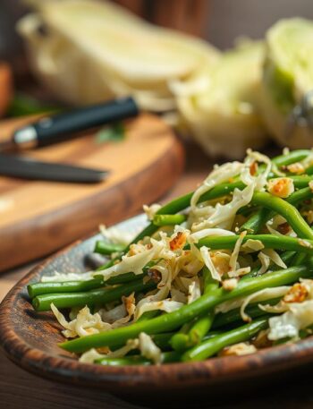 cabbage and green beans