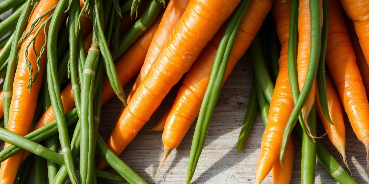 carrots and green beans
