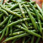 garlicky green beans recipe