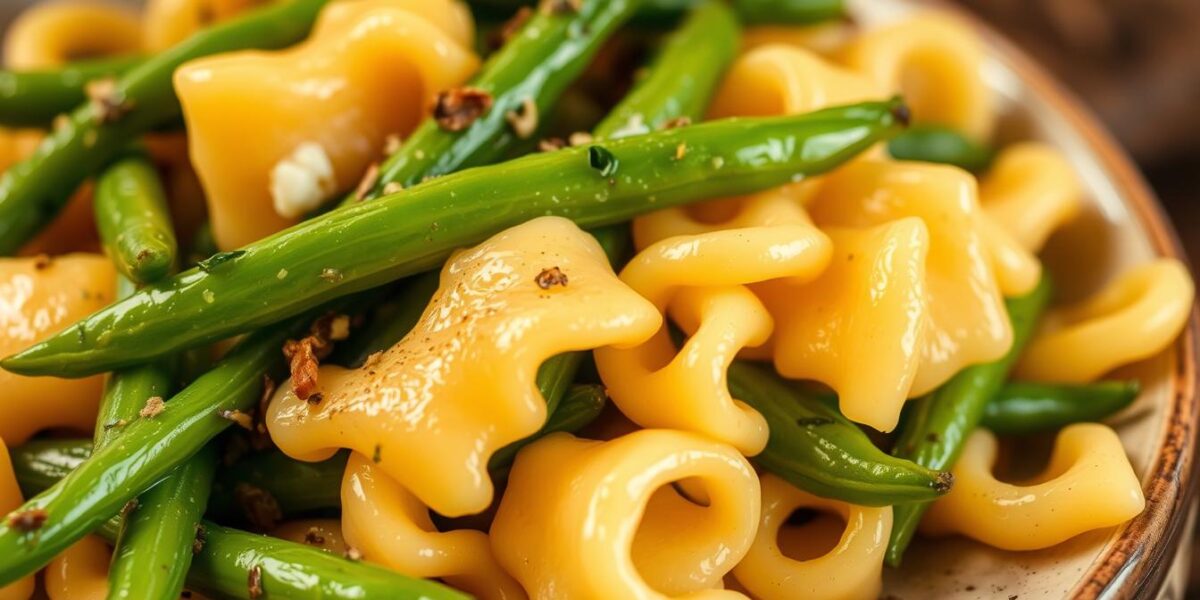 green beans and spaetzle
