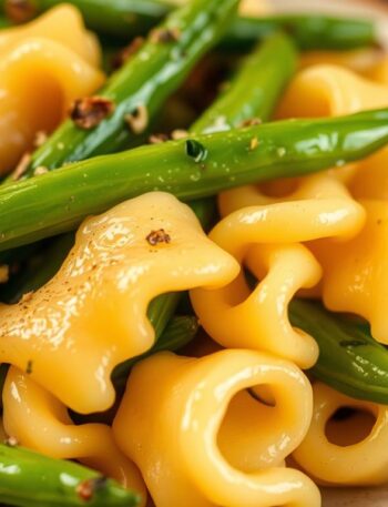 green beans and spaetzle