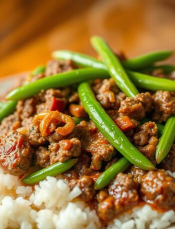 ground beef and green beans recipe