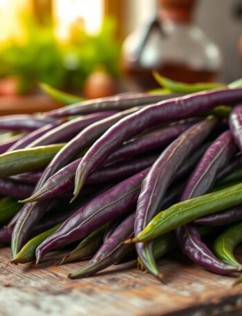 purple green beans recipe