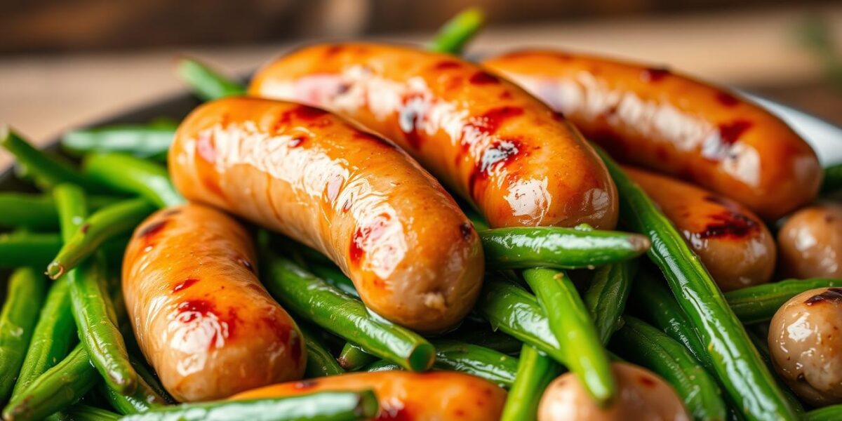 sausage and green beans recipe