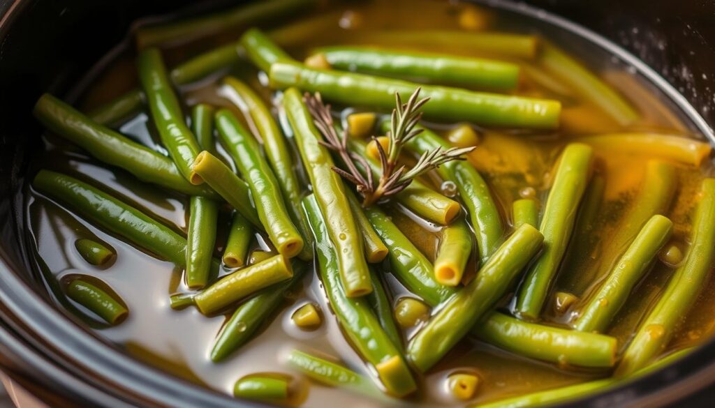 slow cooker green beans
