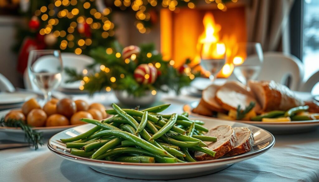easy christmas dinner recipe with green beans