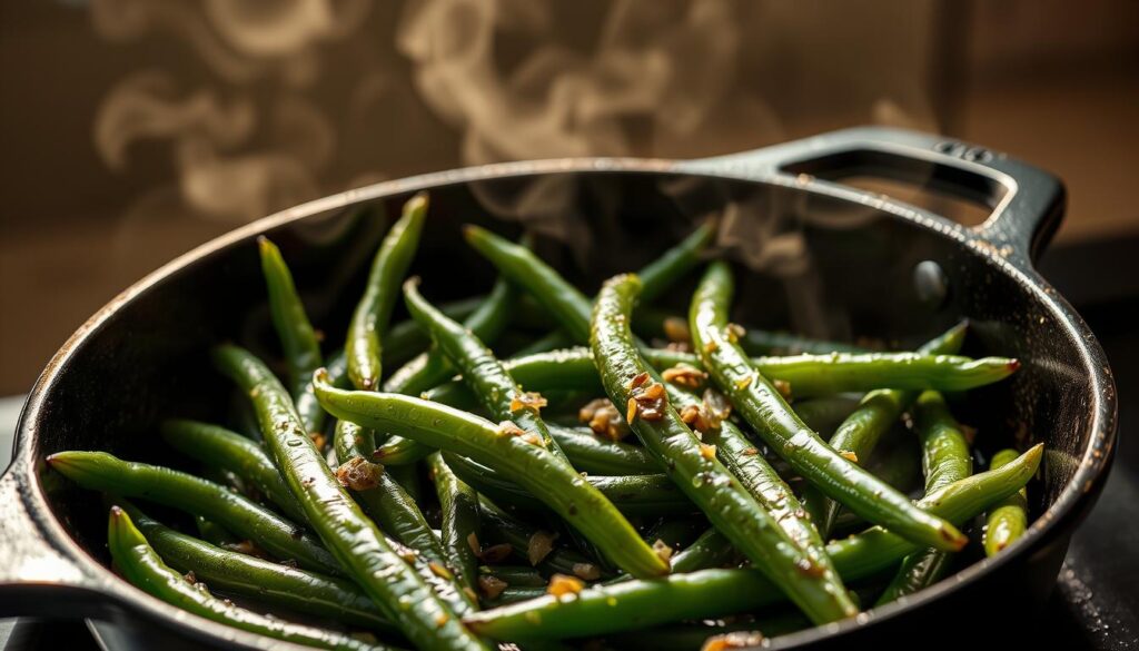 easy garlic green beans