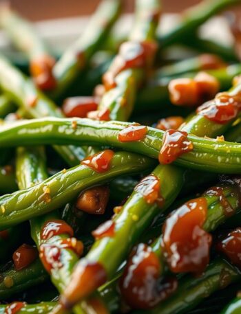 glazed green beans recipe