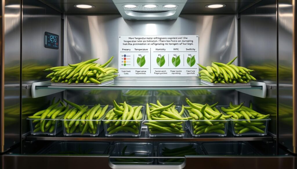 refrigeration techniques for storing green beans